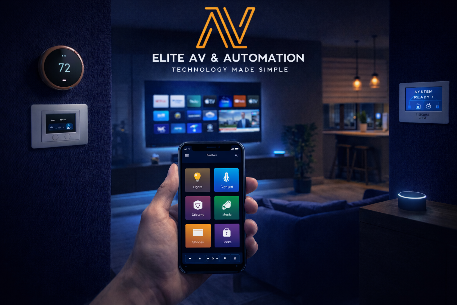 Smart home and theater setup in Marco Island